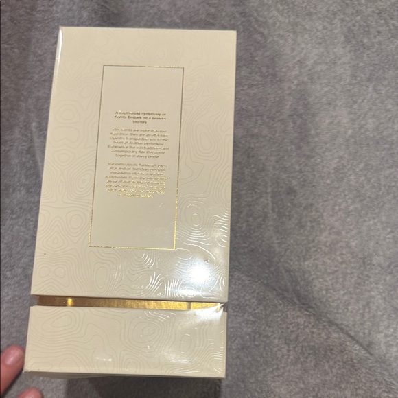 Candle Holder in Cream and Gold - Picture 5 of 7